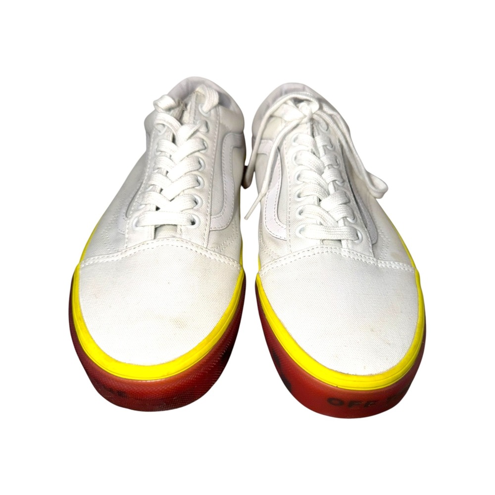 Vans Old Skool Off The Wall Logos White Gradient Sneakers Men's 8.5 Women's 10 - Picture 4 of 11